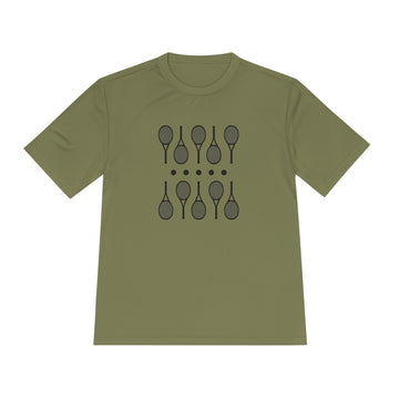 Black Racquets Moisture-Wicking Tee