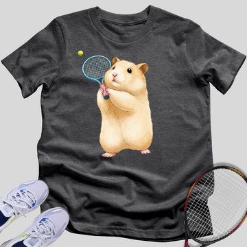Hamster Tennis Player T-Shirt