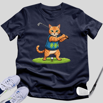 Cat Golfer T-Shirt