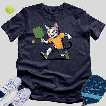 Pickleball Cat T-Shirt