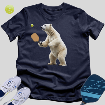 Pickleball Polar Bear T-Shirt