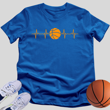 Basketball Heartbeat T-Shirt