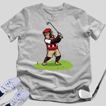 Chimp Golfer T-Shirt