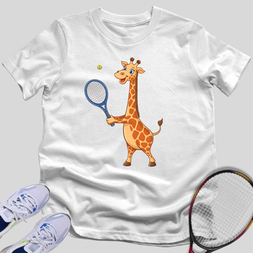 Tennis Giraffe T-Shirt